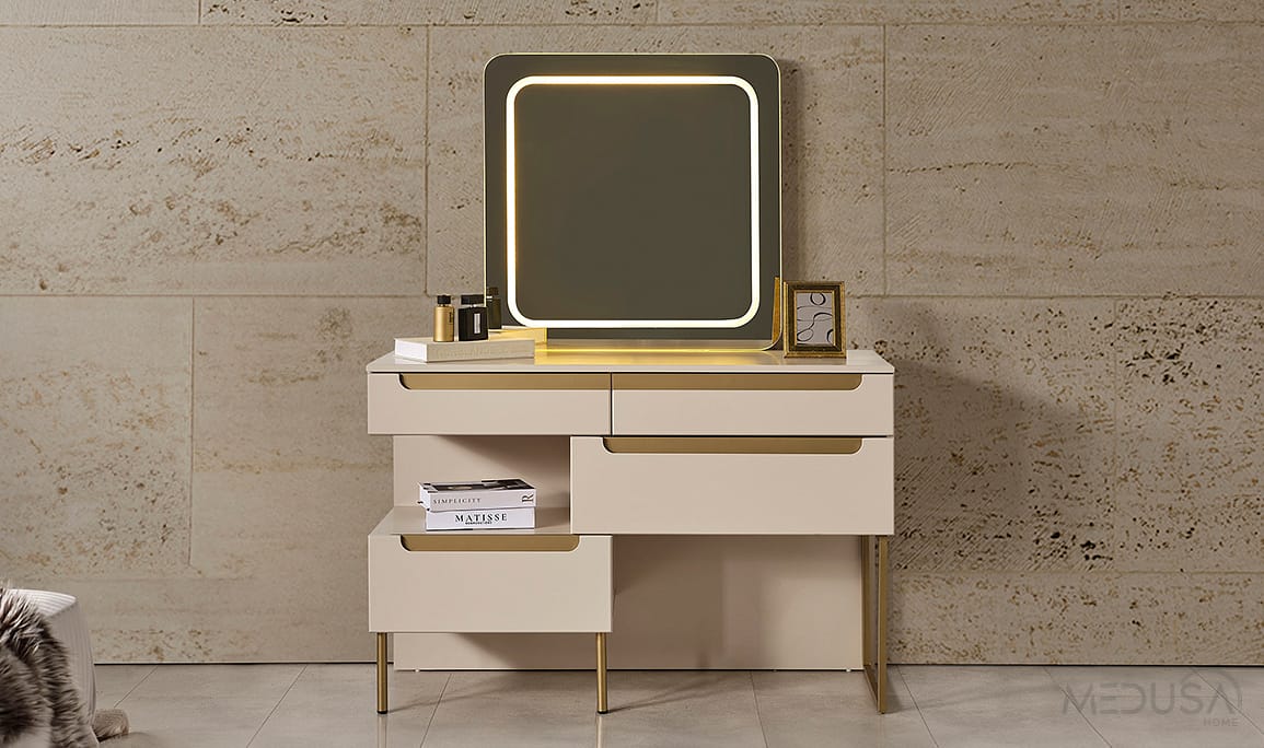 Zara Gold Şifonyer